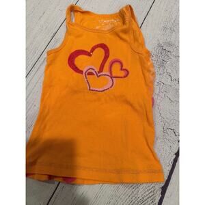 Sonoma Orange “Heart” Tank Top Size 4